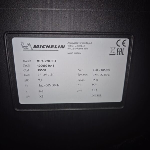 Profi Heißwasser-Hochdruckreiniger Michelin MPX 220 JET – Bild 10
