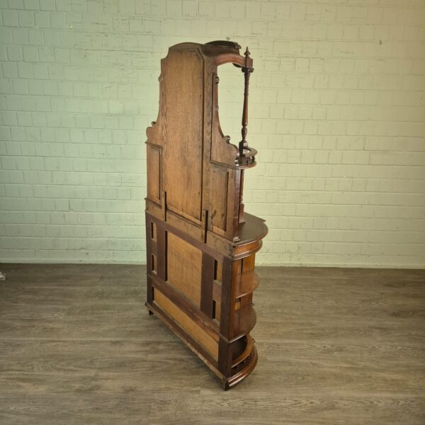 Buffetschrank Spiegelschrank Jugendstil 1895 Nussbaum – Bild 19
