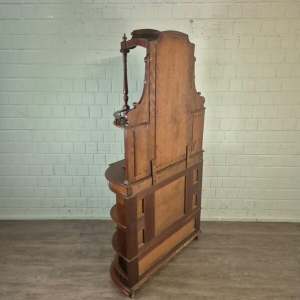 Buffetschrank Spiegelschrank Jugendstil 1895 Nussbaum – Bild 18