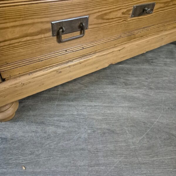 Vitrine Geschirrschrank Jugendstil 1900 Kiefer – Bild 6