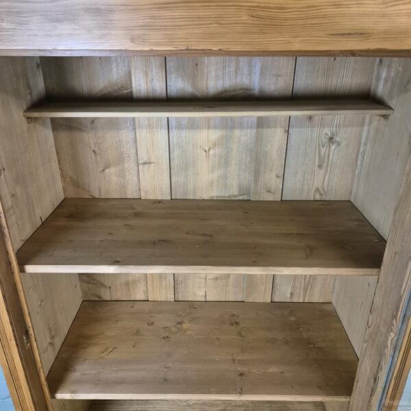 Vitrine Geschirrschrank Jugendstil 1900 Kiefer – Bild 9