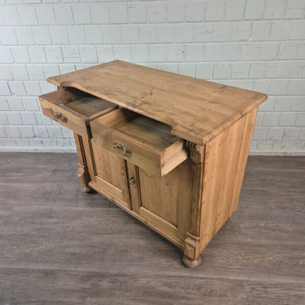Anrichte Halbschrank Gründerzeit 1880 Kiefer – Bild 9