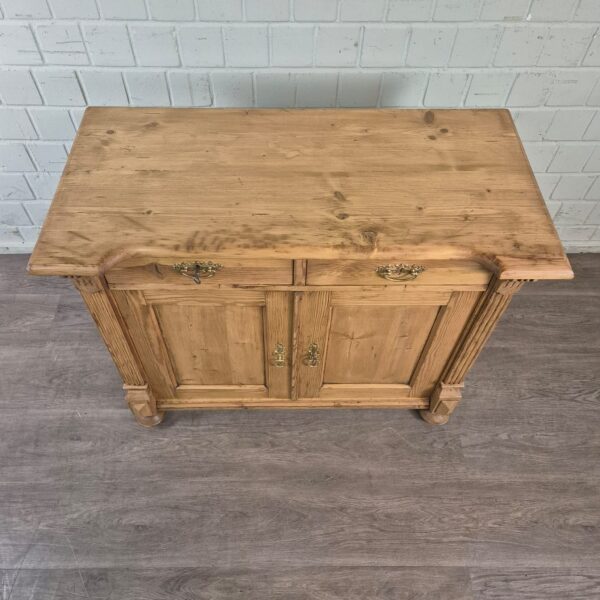 Anrichte Halbschrank Gründerzeit 1880 Kiefer – Bild 3