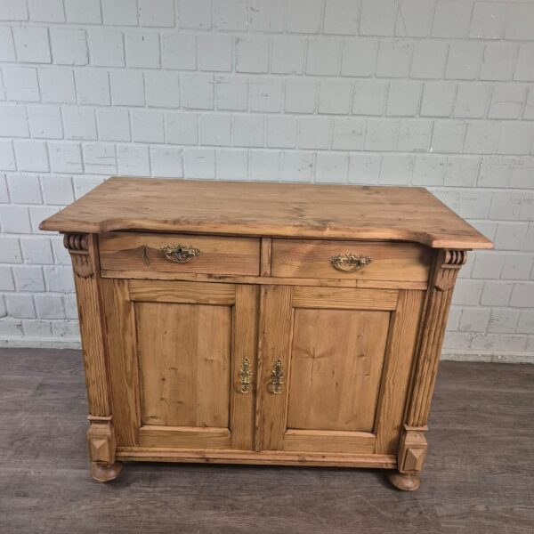 Anrichte Halbschrank Gründerzeit 1880 Kiefer – Bild 2