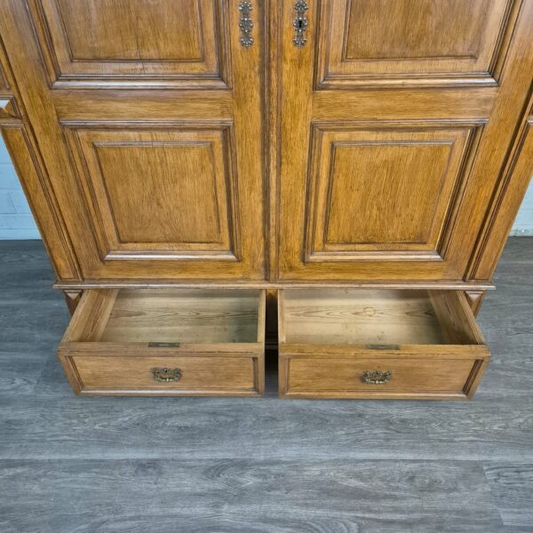 Schrank Kleiderschrank Gründerzeit 1880 Eiche – Bild 18
