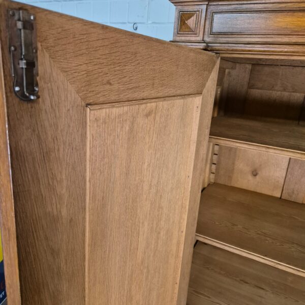 Schrank Kleiderschrank Gründerzeit 1880 Eiche – Bild 11