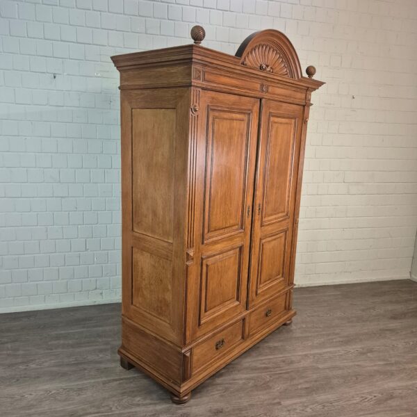 Schrank Kleiderschrank Gründerzeit 1880 Eiche