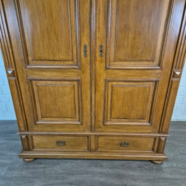 Schrank Kleiderschrank Gründerzeit 1880 Eiche – Bild 8