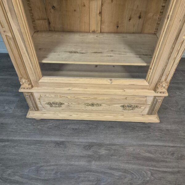 Vitrine Geschirrschrank Gründerzeit 1880 Kiefer – Bild 17