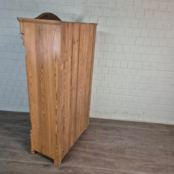 Vitrine Geschirrschrank Louis Philippe 1870 Kiefer – Bild 8