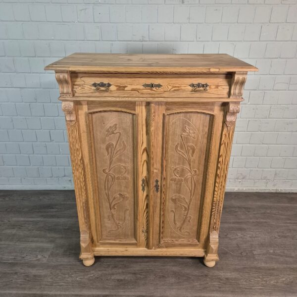 Vertiko Jugendstil 1905 Kiefer – Bild 2