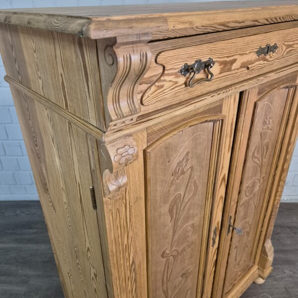 Vertiko Jugendstil 1905 Kiefer – Bild 4