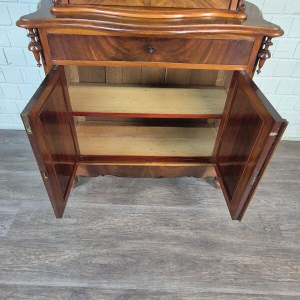 Vitrine Bonheur Biedermeier 1850 Mahagoni – Bild 18