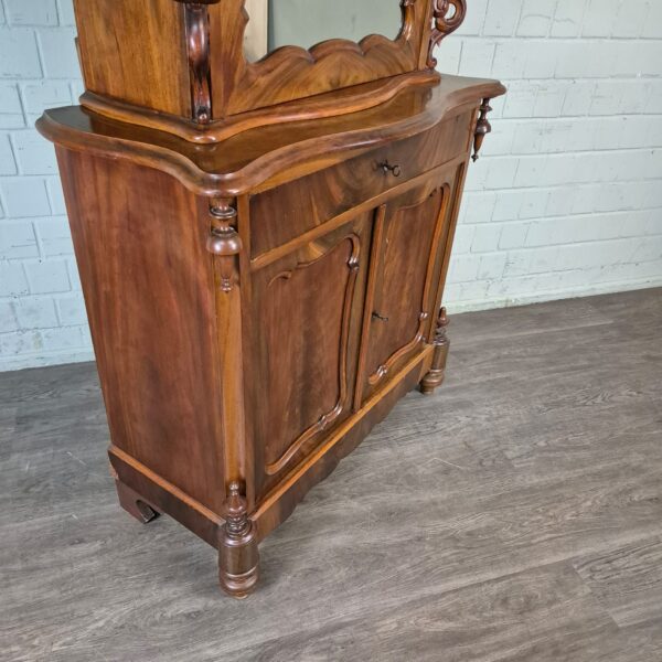 Vitrine Bonheur Biedermeier 1850 Mahagoni – Bild 6