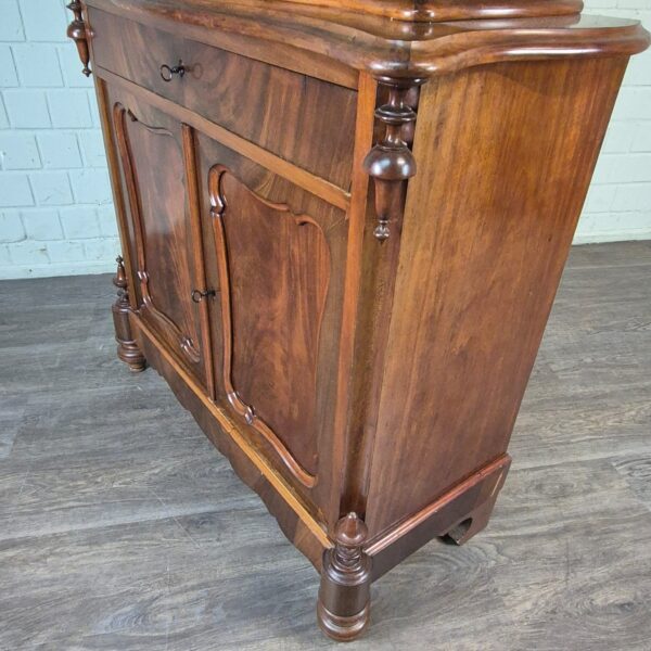 Vitrine Bonheur Biedermeier 1850 Mahagoni – Bild 9