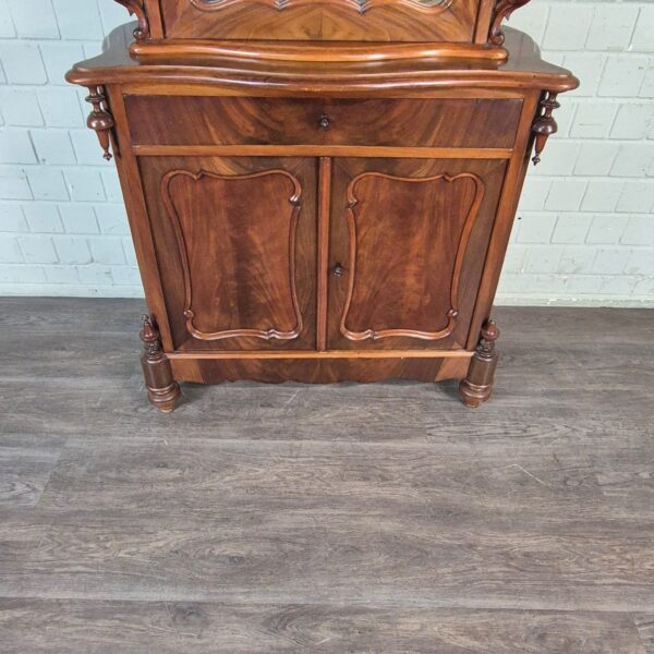 Vitrine Bonheur Biedermeier 1850 Mahagoni – Bild 8