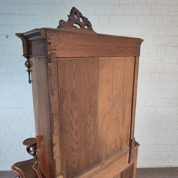 Vitrine Bonheur Biedermeier 1850 Mahagoni – Bild 20