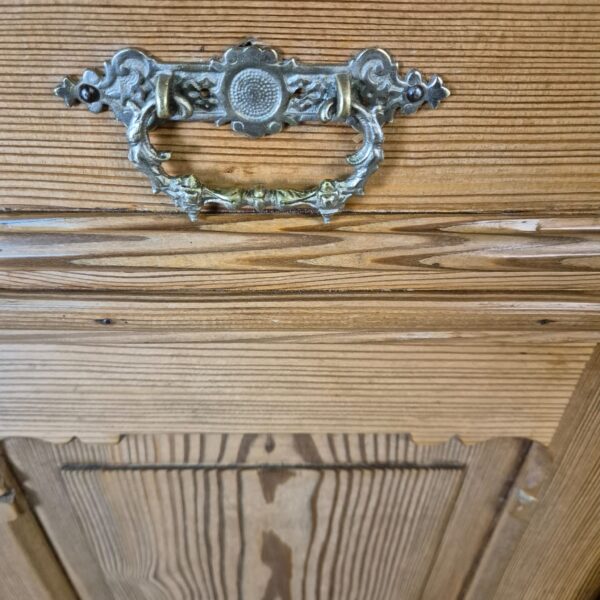 Vitrine Geschirrschrank Louis Philippe 1860 Kiefer – Bild 7