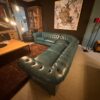 Chesterfield Sofa Eckcouch Ecksofa Dunkel-Türkis 2,75 m x 2,90 m – Bild 7
