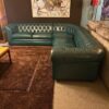 Chesterfield Sofa Eckcouch Ecksofa Dunkel-Türkis 2,75 m x 2,90 m – Bild 2