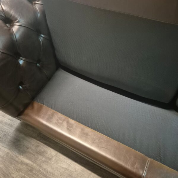 Chesterfield Sofa Eckcouch Ecksofa Dunkelbraun 2,75 m x 2,90 m – Bild 14