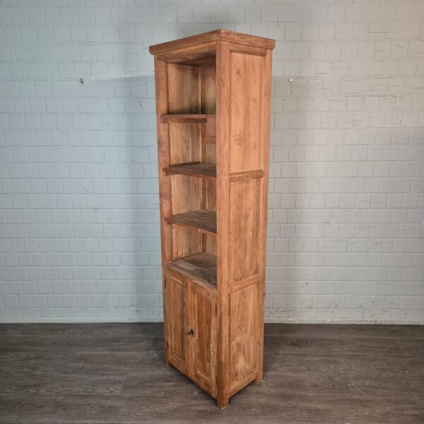 Hochschrank Bücherregal Teakholz 0,64 m – Bild 4