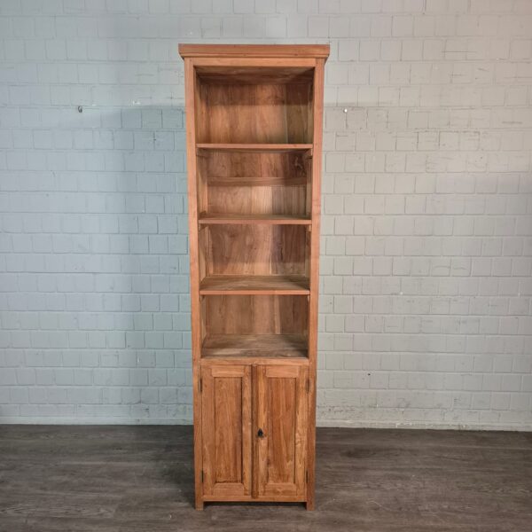 Hochschrank Bücherregal Teakholz 0,64 m – Bild 2