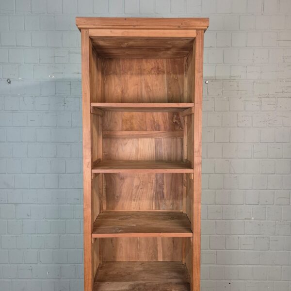 Hochschrank Bücherregal Teakholz 0,64 m – Bild 10