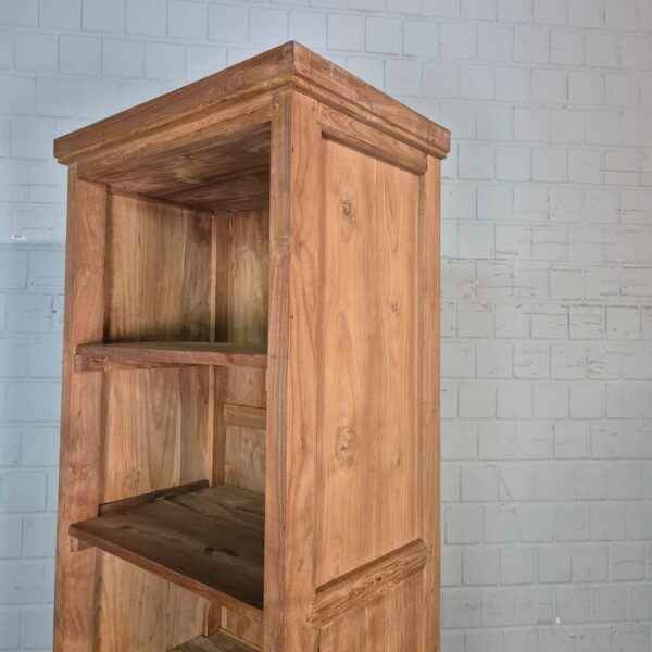 Hochschrank Bücherregal Teakholz 0,64 m – Bild 9