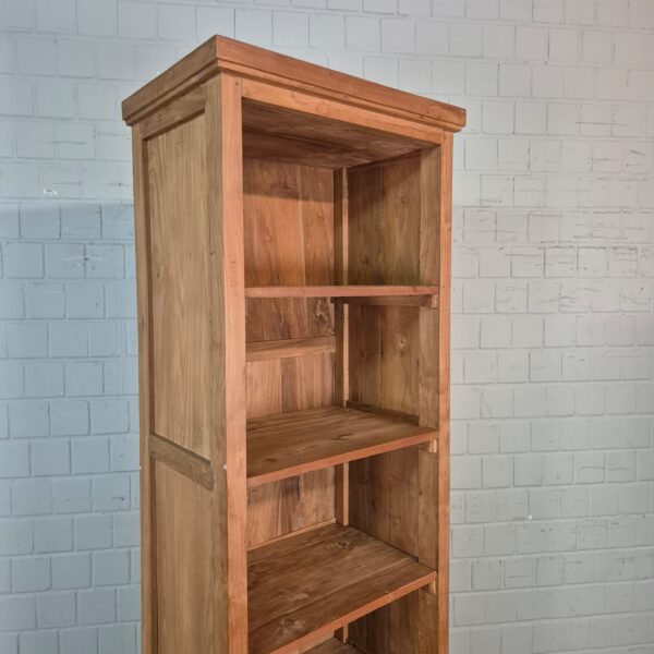 Hochschrank Bücherregal Teakholz 0,64 m – Bild 5