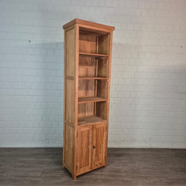 Hochschrank Bücherregal Teakholz 0,64 m