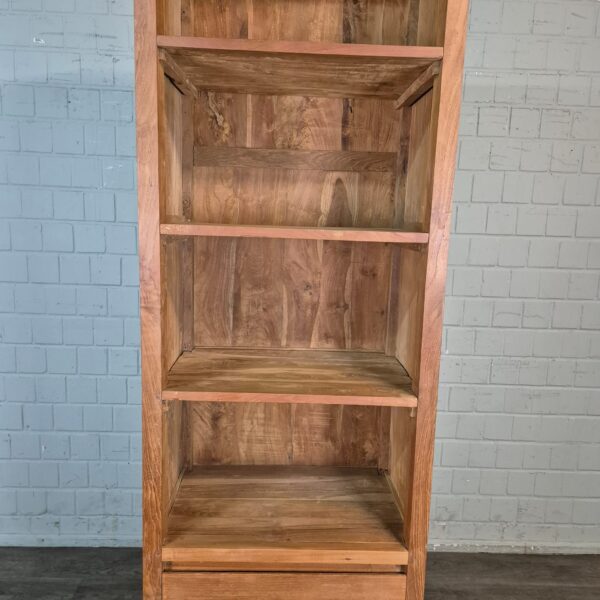 Hochschrank Bücherregal Teakholz 0,64 m – Bild 4