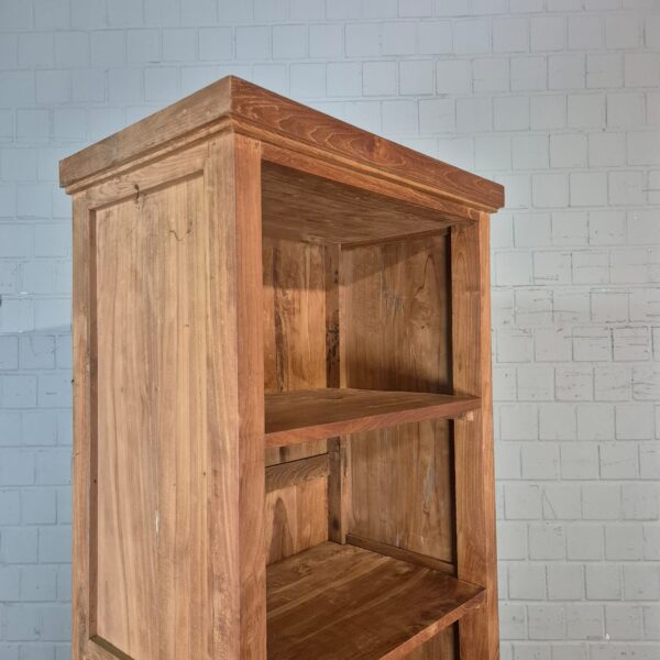 Hochschrank Bücherregal Teakholz 0,64 m – Bild 5