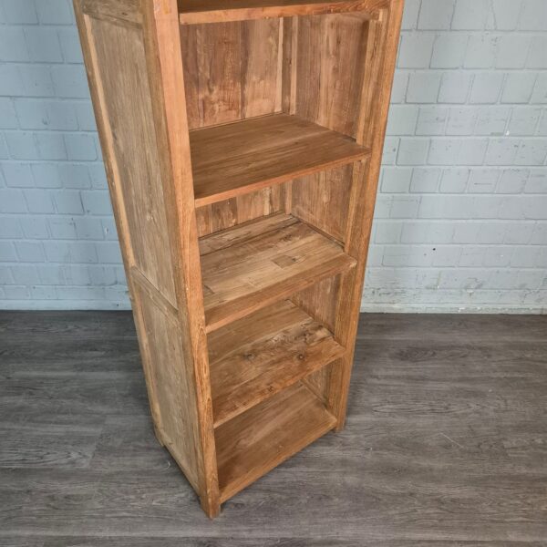 Hochschrank Bücherregal Teakholz 0,64 m – Bild 5