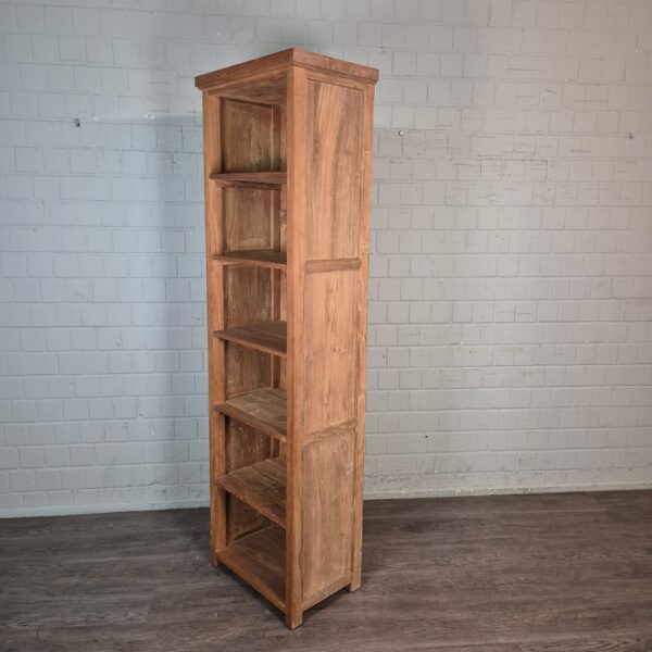 Hochschrank Bücherregal Teakholz 0,64 m – Bild 3