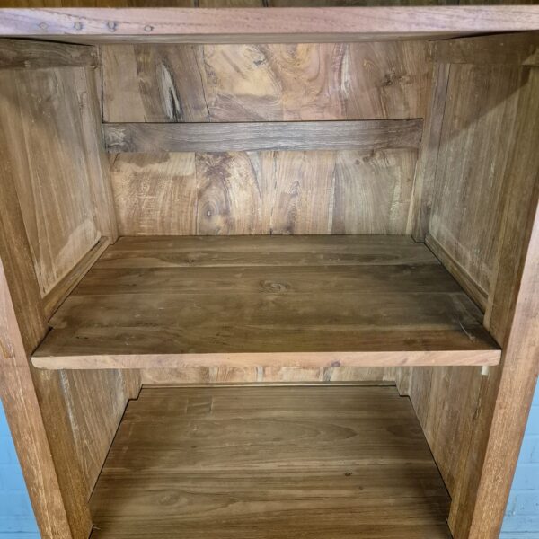 Hochschrank Bücherregal Teakholz 0,64 m – Bild 7
