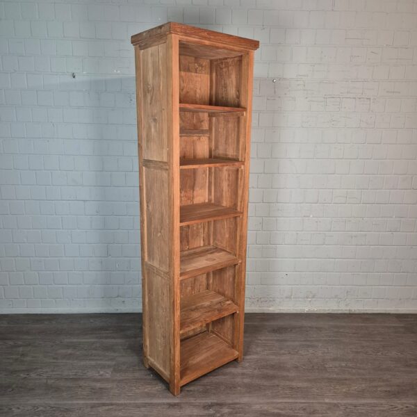 Hochschrank Bücherregal Teakholz 0,64 m