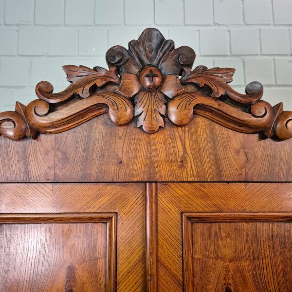 Eckschrank Eckbuffet Louis Philippe 1860 Esche – Bild 6