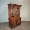 Vitrine Bücherschrank Gründerzeit 1880 Nussbaum