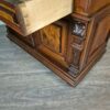Vitrine Bücherschrank Gründerzeit 1880 Nussbaum – Bild 18