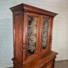 Vitrine Bücherschrank Gründerzeit 1880 Nussbaum – Bild 3