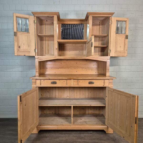 Buffetschrank Schrank Jugendstil 1900 Kiefer – Bild 13