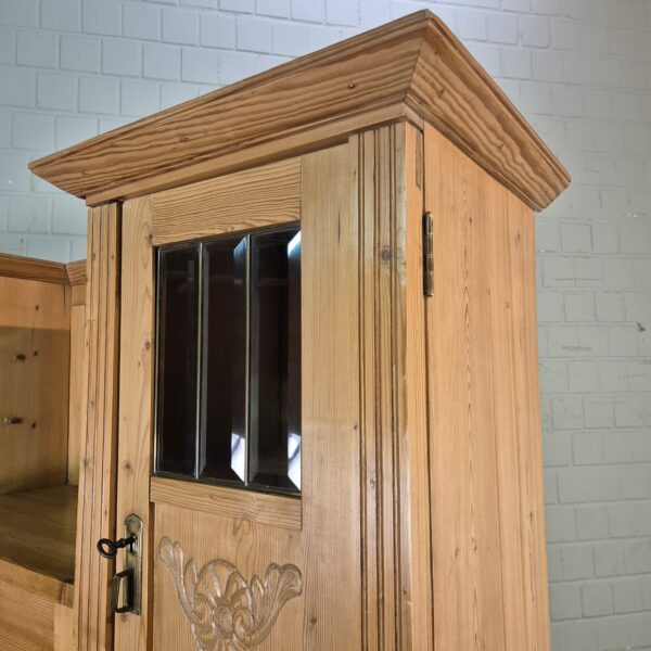 Buffetschrank Schrank Jugendstil 1900 Kiefer – Bild 11