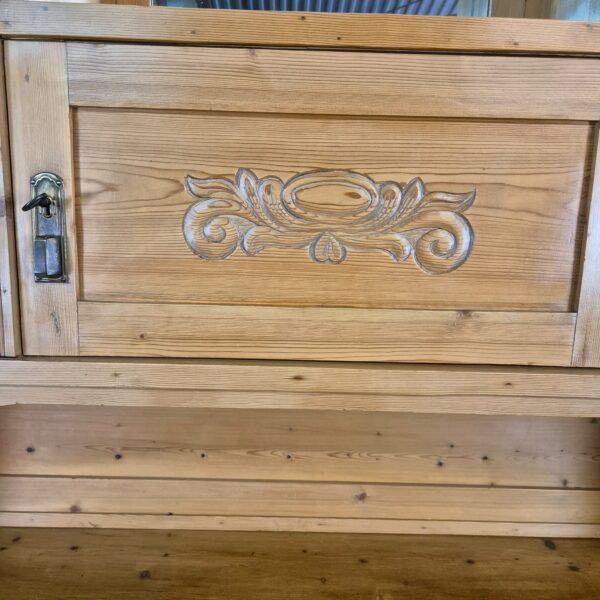 Buffetschrank Schrank Jugendstil 1900 Kiefer – Bild 9