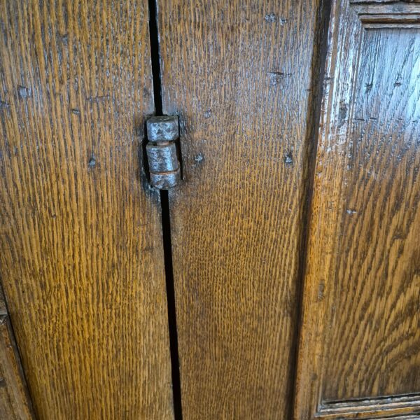 Schrank Geschirrschrank Barock 1750 Eiche – Bild 8