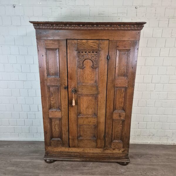 Schrank Geschirrschrank Barock 1750 Eiche – Bild 2