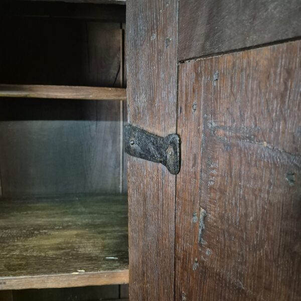 Schrank Geschirrschrank Barock 1750 Eiche – Bild 13