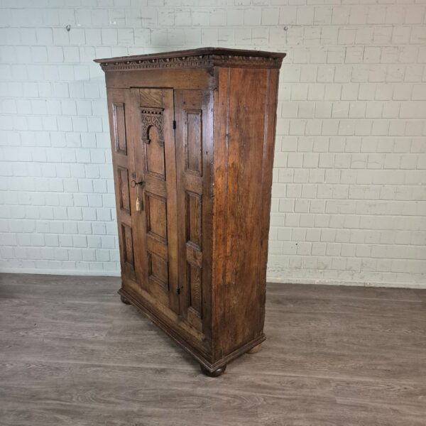 Schrank Geschirrschrank Barock 1750 Eiche – Bild 3