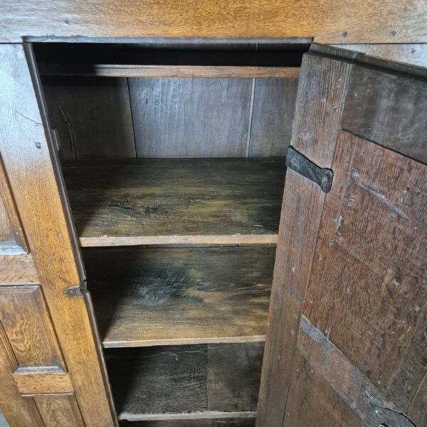 Schrank Geschirrschrank Barock 1750 Eiche – Bild 12