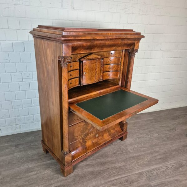 Sekretär Biedermeier 1840 Mahagoni